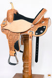 HILASON Western Horse Saddle American Leather Flex Trail Barrel | for Horses