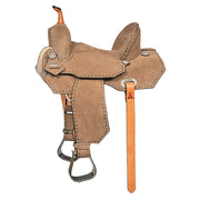 Hilason Western Horse Barrel Flex Tree Trail American Leather Saddle Gray