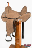Hilason Western Horse Barrel Flex Tree Trail American Leather Saddle Gray
