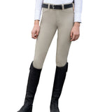 Size 14 Irideon Kids Hampshire Knee Patch Breech Tan - Hilason