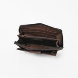OHLAY Wallet Hand Tooled Genuine Leather Women Bag Western Handbag Purse | Womens Handbags |Leather Belt for Summer