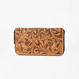 OHLAY Wallet Hand Tooled Genuine Leather Women Bag Western Handbag Purse | Womens Handbags |Leather Belt for Summer