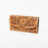 OHLAY WALLET Hand Tooled Genuine Leather women bag western handbag purse - Uhorse