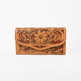 OHLAY Wallet Hand Tooled Genuine Leather Women Bag Western Handbag Purse | Womens Handbags |Leather Belt for Summer