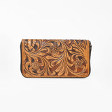 OHLAY Wallet Hand Tooled Genuine Leather Women Bag Western Handbag Purse | Womens Handbags |Leather Belt for Summer