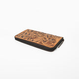 OHLAY Wallet Hand Tooled Genuine Leather Women Bag Western Handbag Purse | Womens Handbags |Leather Belt for Summer