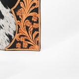 OHLAY Coin Purse Hand Tooled Hair-On Genuine Leather Women Bag Western Handbag | for Cute