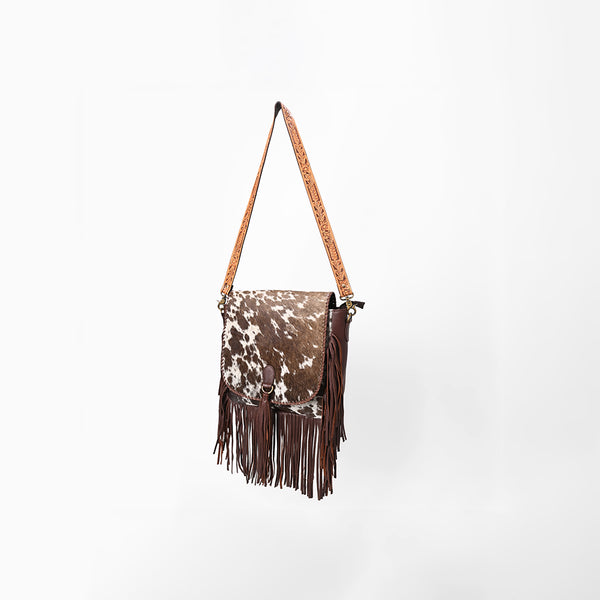 OHLAY Messenger Hair-on Genuine Leather women bag western handbag purse - Uhorse