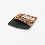 OHLAY Card Holder Hand Tooled Genuine Leather Women Bag Western Handbag Purse | for