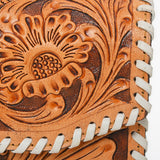 OHLAY Wallet Hand Tooled Hair-On Genuine Leather Women Bag Western Handbag Purse | Womens Handbags |Leather Belt for Summer
