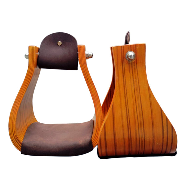 Western Leather Stirrups - Uhorse
