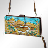 American Darling ADBGM113HR21 Wallet Genuine Leather women bag western handbag purse - Uhorse
