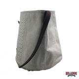 Hilason Horse Breathable  Canvas Grazing Muzzle w/ Adjustable Leather Strap