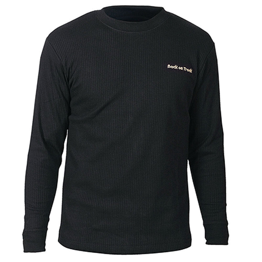 Medium Back On Track Long Sleeve Shirt Cotton/Polyester Black - Uhorse