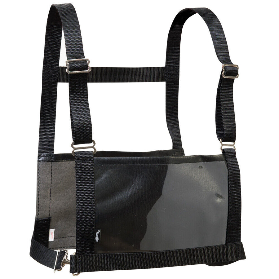 Medium Large Weaver Leather Show Number Harness Nylon Adult Black – by Hilason – Cowboy and equestrian accessories