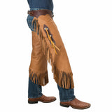 Medium Weaver Leather All Purpose Basketweave Horse Riding Chinks Brown