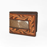 BAR H EQUINE Genuine Leather Hand Carved Bifold Wallet For Men and Women - Uhorse