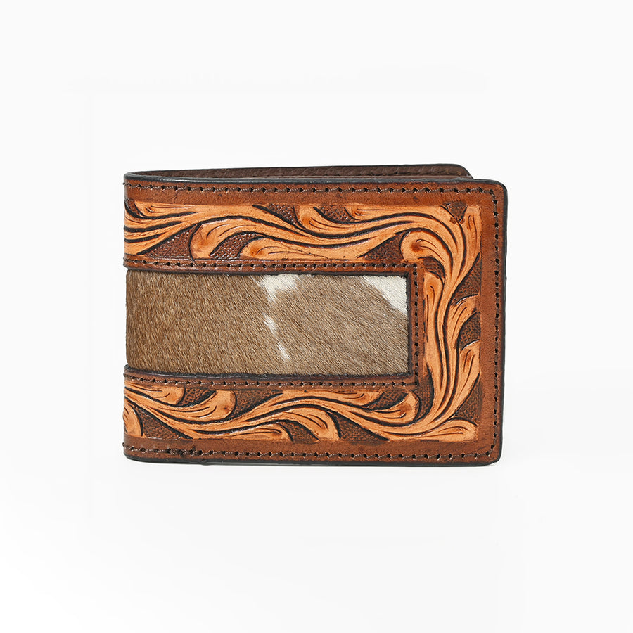 BAR H EQUINE Genuine Leather Rodeo - Bifold & Trifold Wallet For Men Women