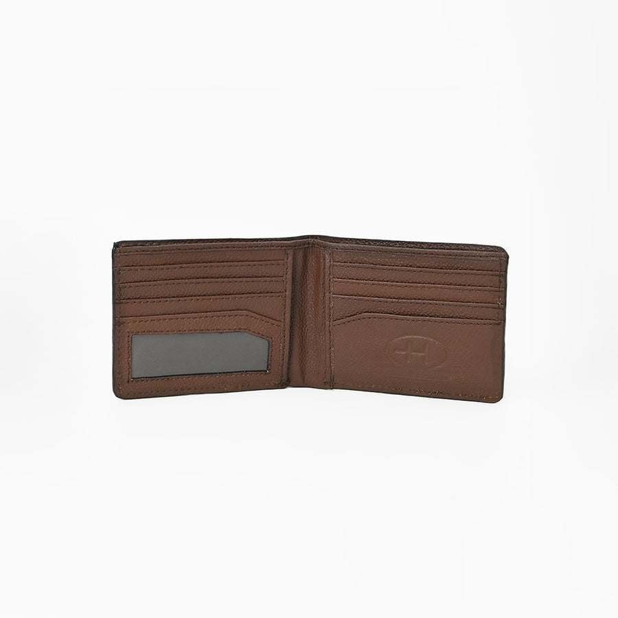 BAR H EQUINE Rodeo Floral Bifold & Trifold Wallet For Men Women HairOn Genuine Leather Tan