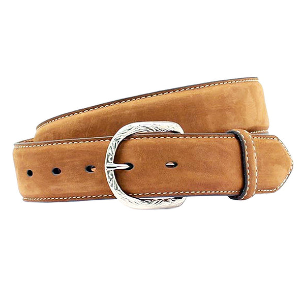 32-46 In Nocona Leather men's Belt Contrast Stitching 1-1/2 Wide Medium - Uhorse