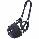 Mini Tough 1 Deluxe Easy Poly Nylon Extra Padded Breathe Horse V Muzzle Black