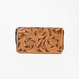 OHLAY Wallet Hand Tooled Genuine Leather Women Bag Western Handbag Purse | Womens Handbags |Leather Belt for Summer