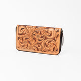 OHLAY Wallet Hand Tooled Genuine Leather Women Bag Western Handbag Purse | Womens Handbags |Leather Belt for Summer
