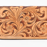 OHLAY Wallet Hand Tooled Genuine Leather Women Bag Western Handbag Purse | Womens Handbags |Leather Belt for Summer