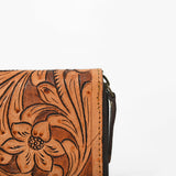 OHLAY Wallet Hand Tooled Genuine Leather Women Bag Western Handbag Purse | Womens Handbags |Leather Belt for Summer