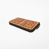 OHLAY Wallet Hand Tooled Genuine Leather Women Bag Western Handbag Purse | Womens Handbags |Leather Belt for Summer