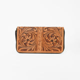 OHLAY Wallet Hand Tooled Genuine Leather Women Bag Western Handbag Purse | Womens Handbags |Leather Belt for Summer