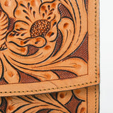OHLAY Wallet Hand Tooled Genuine Leather Women Bag Western Handbag Purse | Womens Handbags |Leather Belt for Summer