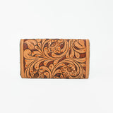 OHLAY Wallet Hand Tooled Genuine Leather Women Bag Western Handbag Purse | Womens Handbags |Leather Belt for Summer