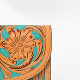 OHLAY Wallet Hand Tooled Genuine Leather Women Bag Western Handbag Purse | Womens Handbags |Leather Belt for Summer