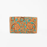 OHLAY Wallet Hand Tooled Genuine Leather Women Bag Western Handbag Purse | Womens Handbags |Leather Belt for Summer