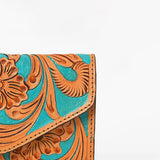 OHLAY Wallet Hand Tooled Genuine Leather Women Bag Western Handbag Purse | Womens Handbags |Leather Belt for Summer