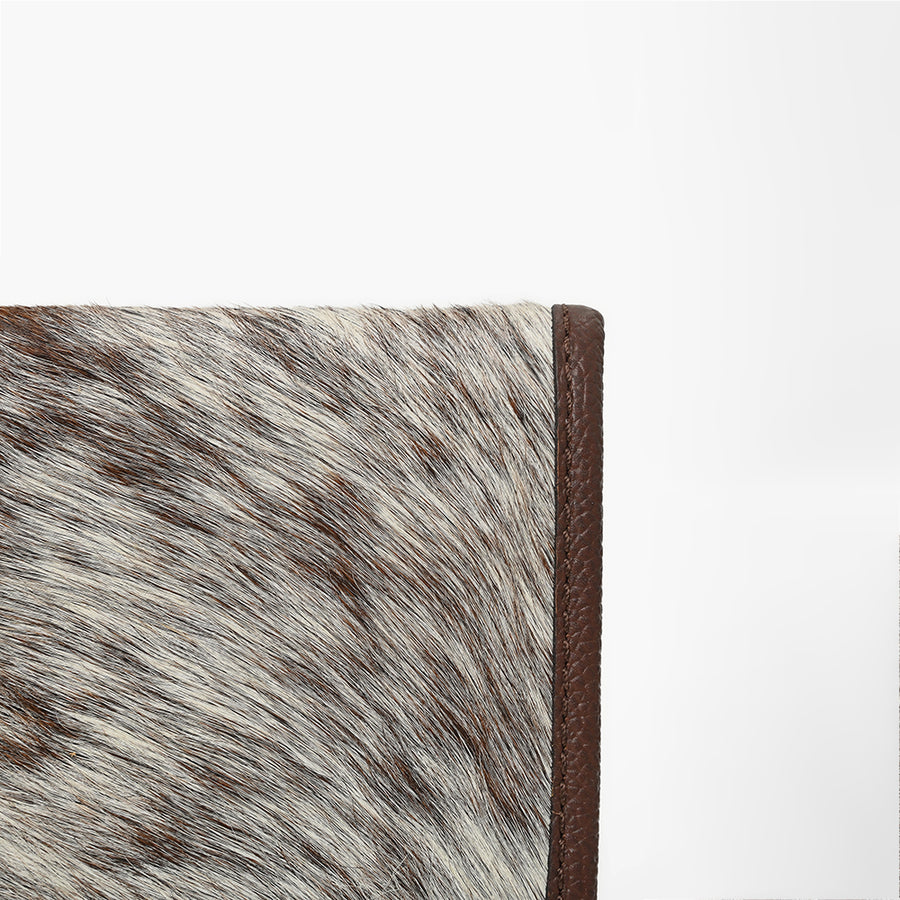 Ohlay Genuine Leather Hair-On Cowhide Long Clutch Wallet Western Purse