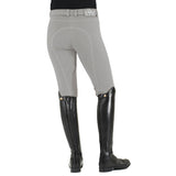 Ovation Euro Melange Knee Patch Breech Contrast Stitching Grey