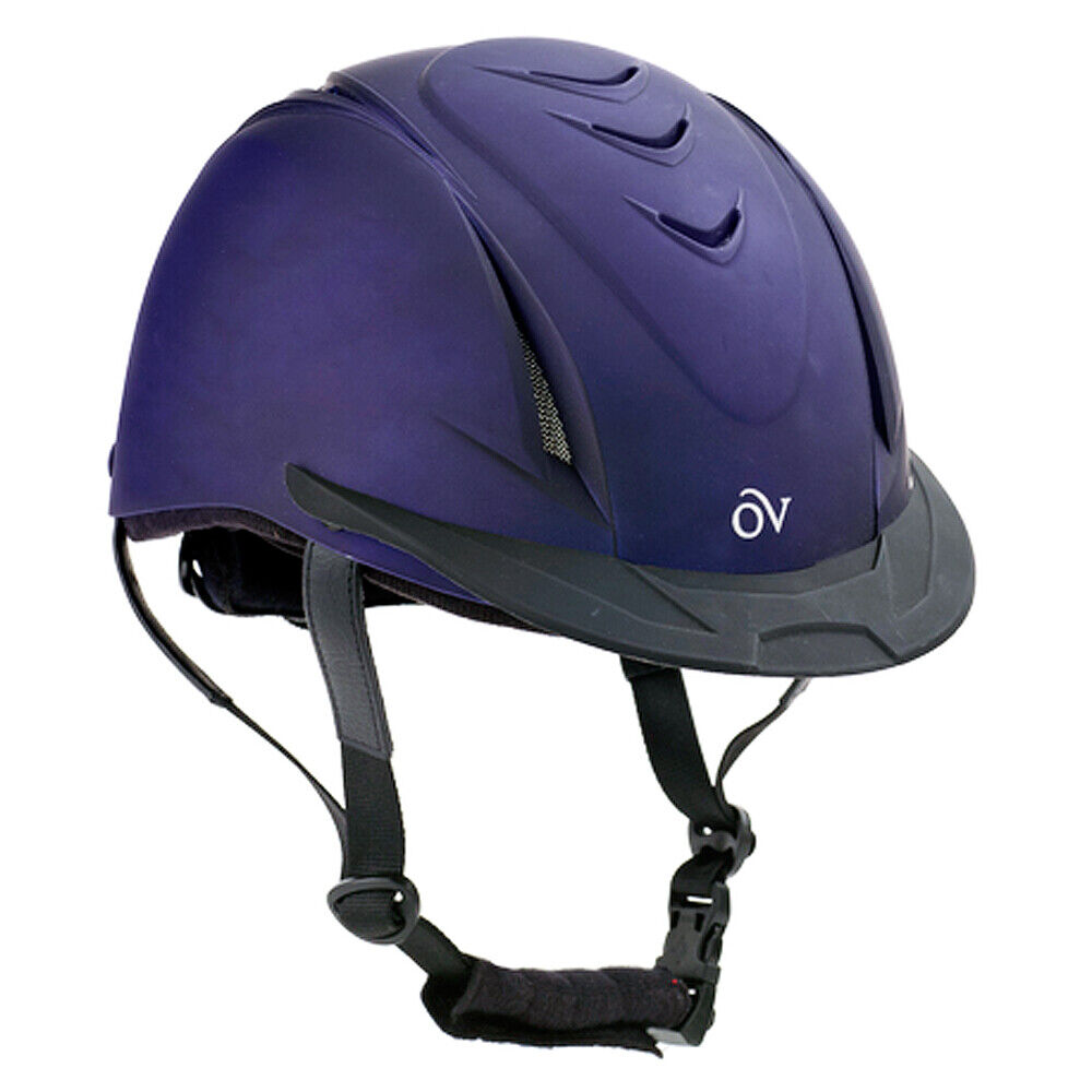Ovation Metallic Schooler Lightweight Helmet Purple