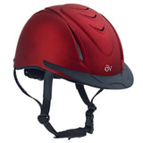 Ovation Metallic Schooler Lightweight Helmet Red