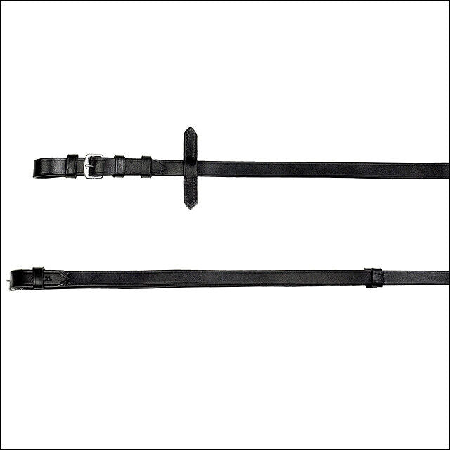 Pony Horze Classic Quality Leather Reins Easy Grip Buckle Ends Pair by Hilason – Cowboy and equestrian accessories