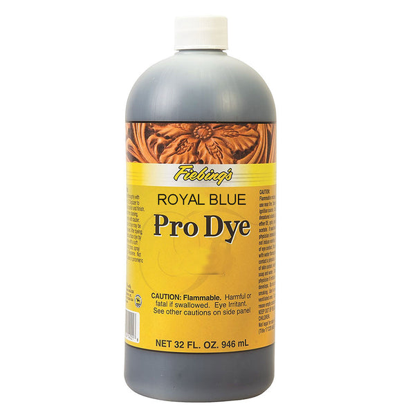 Fiebing's Pro Dye 32 oz Royal Blue Professional Oil-Based Leather Dye