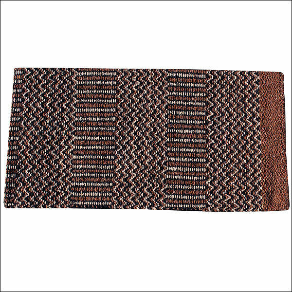 Professionals Choice Double Weaver Navajo H. Saddle Blanket Chocolate by Hilason – Cowboy and equestrian accessories