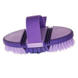 Purple Tough1 Tack Horse Grooming Great Grips Flex Finishing Brush