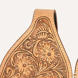 HILASON Youth Western Saddle Replacement Fenders, Genuine Leather Short Fenders with Adjustable Buckles & Hobble Strap
