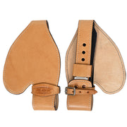 HILASON Youth Western Saddle Replacement Fenders, Genuine Leather Short Fenders for Kids & Short Adult Riders