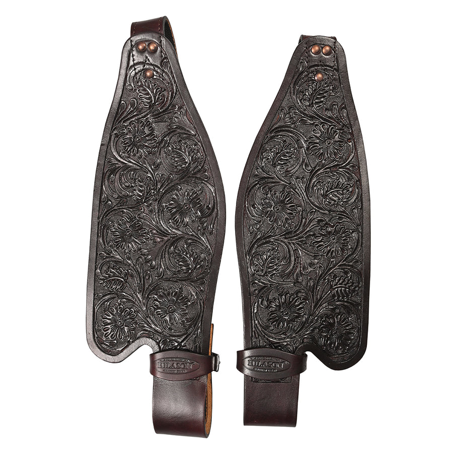 Hilason Leather Saddle Replacement Fender Pair With Hobble Straps Adult - Uhorse