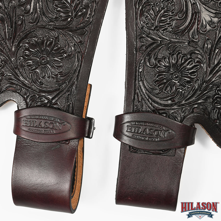 Hilason Leather Saddle Replacement Fender Pair With Hobble Strap Adult
