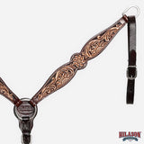 Hilason Western Horse Headstall Breast Collar Tack American Leather