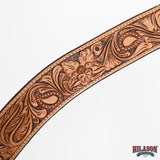HILASON Western Horse Headstall Breast Collar Tack American Leather Tan | Set for Horses